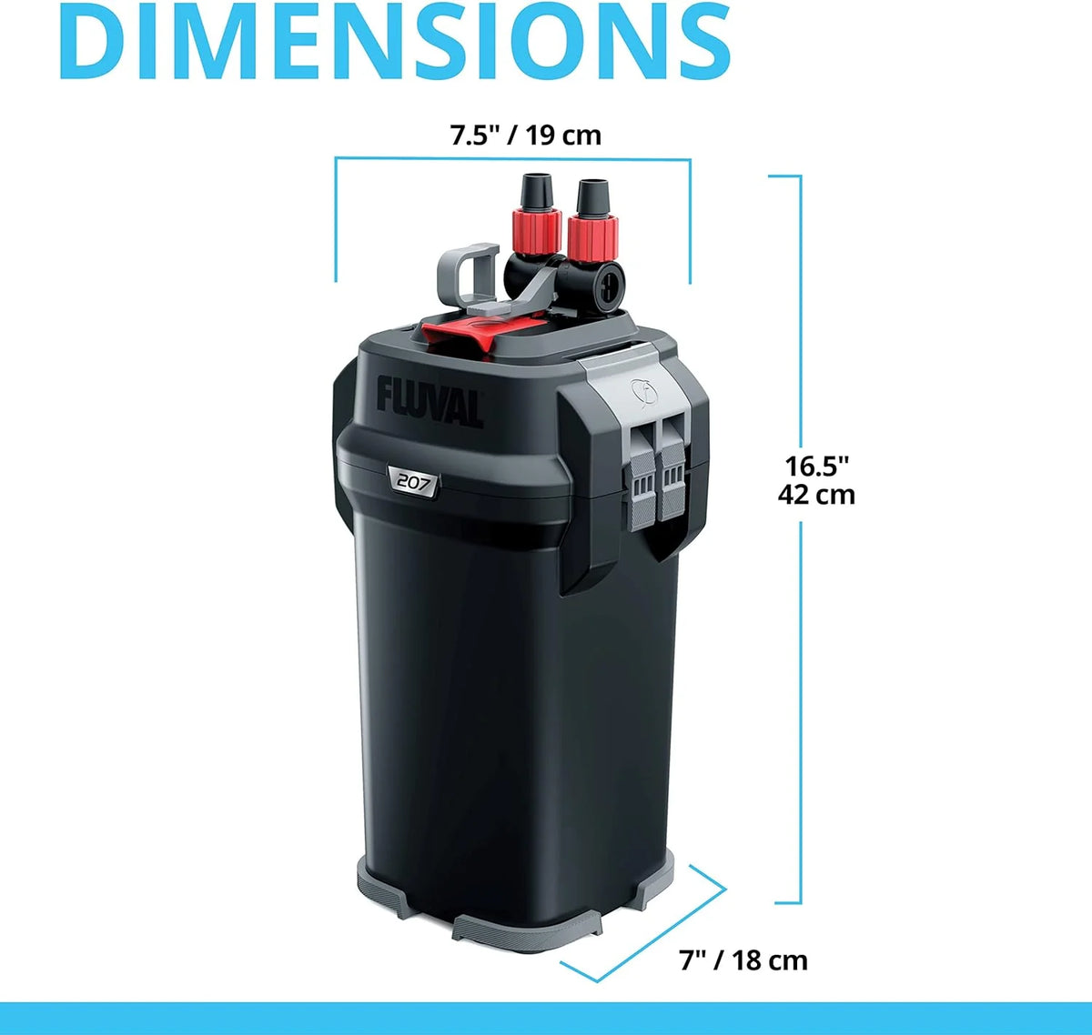 2026 407 Perfomance Canister Filter - for Aquariums Up to 100 Gallons - Aquarium Canister Filter