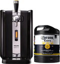 Sistema de cerveza de barril Perfect Draft HD 3720/26 + barril de 6 litros (modelo 2026) | Cerveza de barril, incluye depósito de 5 € (Coronavirus).