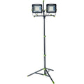 2026 20,000-Lumen Dual-Head LED Work Light with Adjustable Tripod