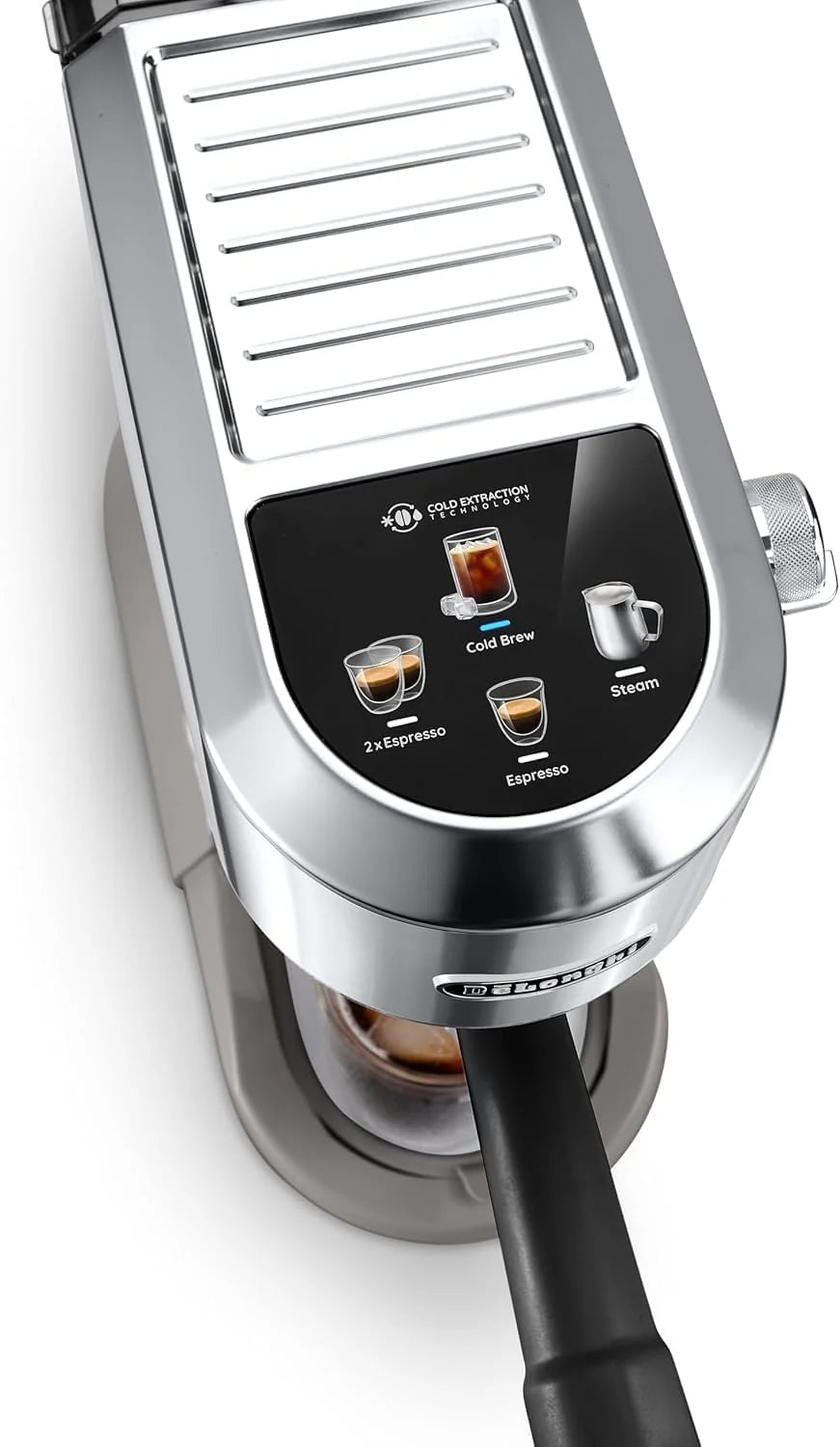 De'Longhi Dedica – Cafetera de Bomba de Acero Inoxidable para Café Molido o Monodosis, Espresso y Capuchino, Depósito de 1.3 Litros, Sistema Antigoteo, Modelo EC685.M, Color Metal 2026