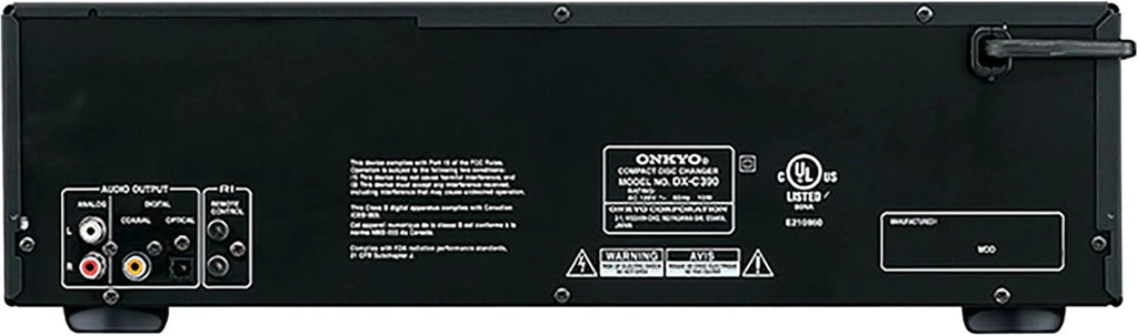 2026 Onkyo DXC390 6 Disc CD Changer,Black