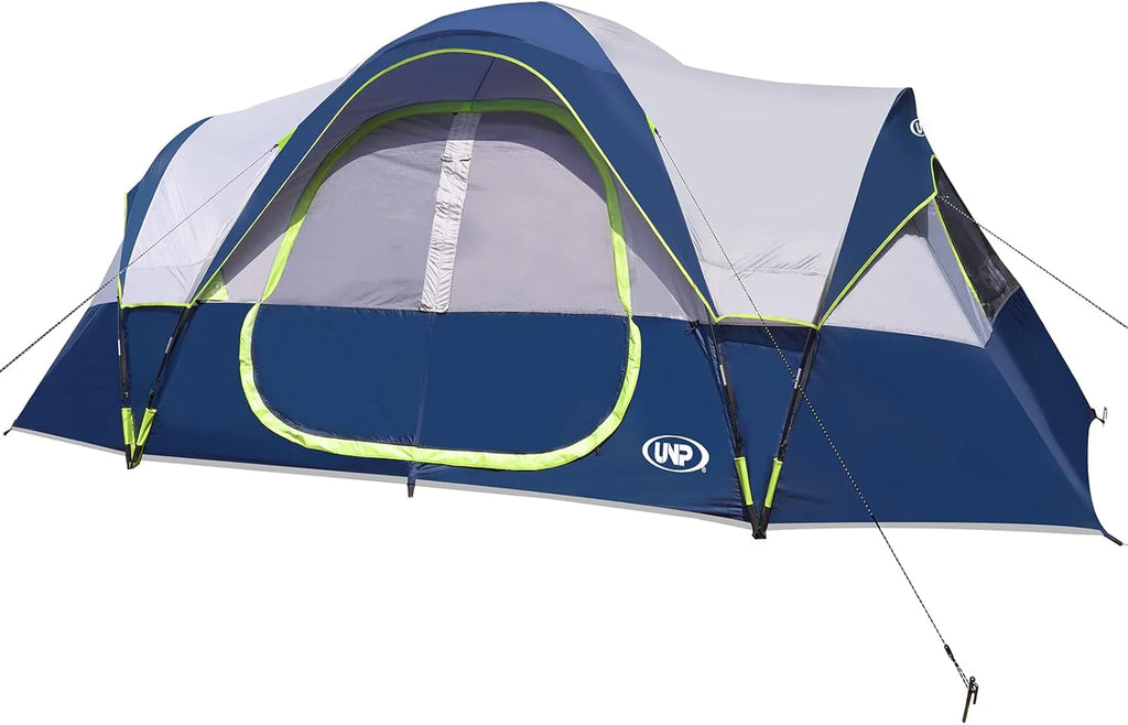 2026 Camping Tent 10-PERSON-FAMILY Tents, Parties, Music Festival Tent, Big, Easy Up, 5 Large Mesh Windows, Double Layer, 2 Room, Waterproof,…