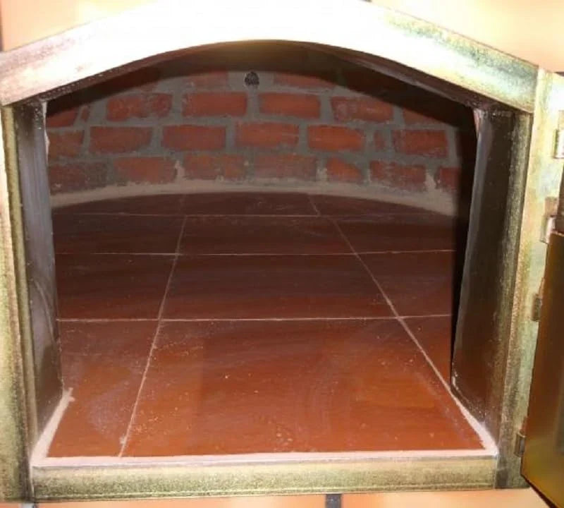 2026 AzJardin – HORNO DE LEÑA MORUNO 100cm – Horno de exterior o interior ideal para asados y pizzas. Puerta hierro zincado. Termómetro instalado en puerta. Fabricado en ladrillo refractario y mortero.