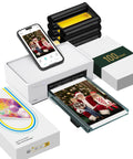 2026 Liene 4×6 Photo Printer with Wi-Fi, 100 Sheets, Thermal-Dye Sublimation, for iPhone & Android