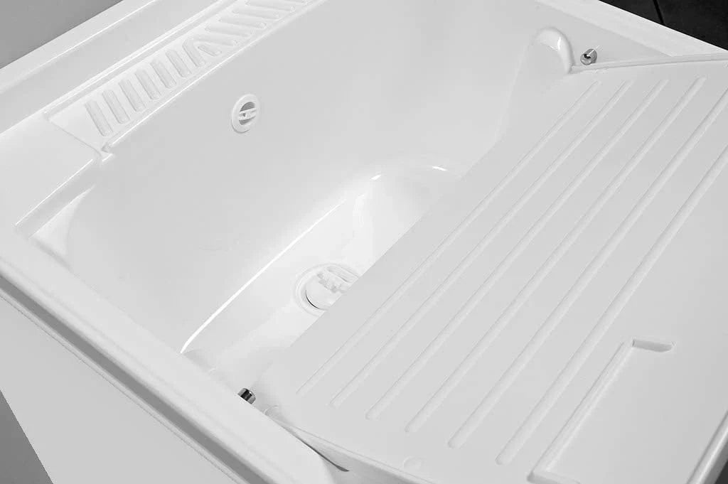 2026 Mabel srl Mueble lavadero con bañera y tabla, 60 x 50 x 82 cm