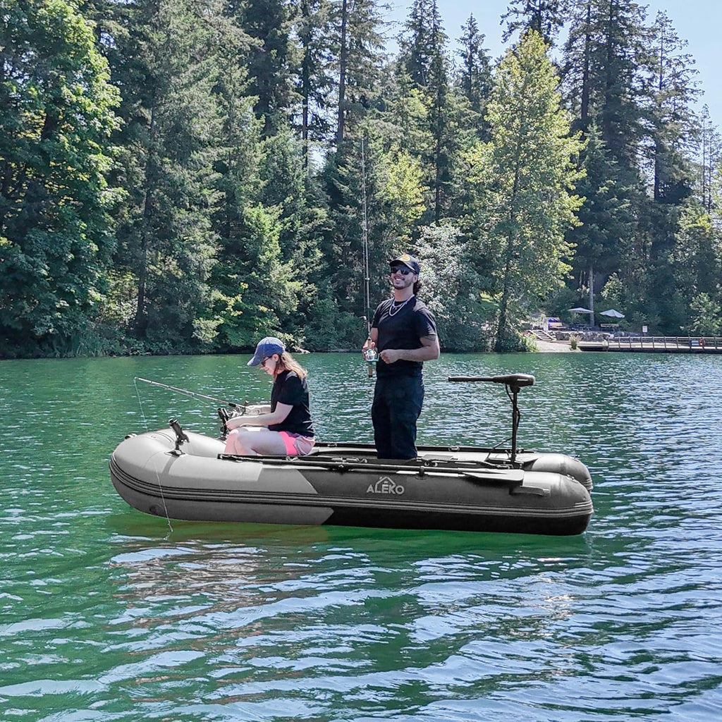 2026 Inflatable Boat | Yacht Dinghy Tender Raft | Multi Person Fishing Boat | Aluminum Floor Oars | Fishing Rod Holders | Heavy-duty Pvc | 2024…