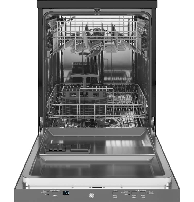 2026 GE 24 Stainless Steel Portable Dishwasher With Sanitize Cycle