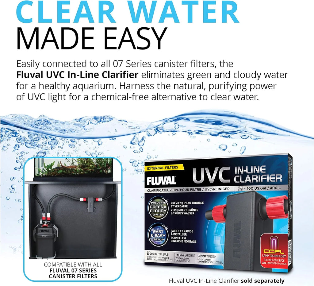 2026 407 Perfomance Canister Filter - for Aquariums Up to 100 Gallons - Aquarium Canister Filter