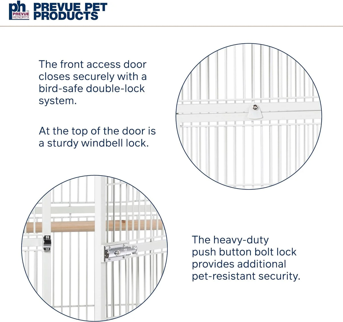 2026 Pet Products Wrought Iron Select Bird Cage 3154C, Chalk White, 36-Inch by 24-Inch by 66-Inch