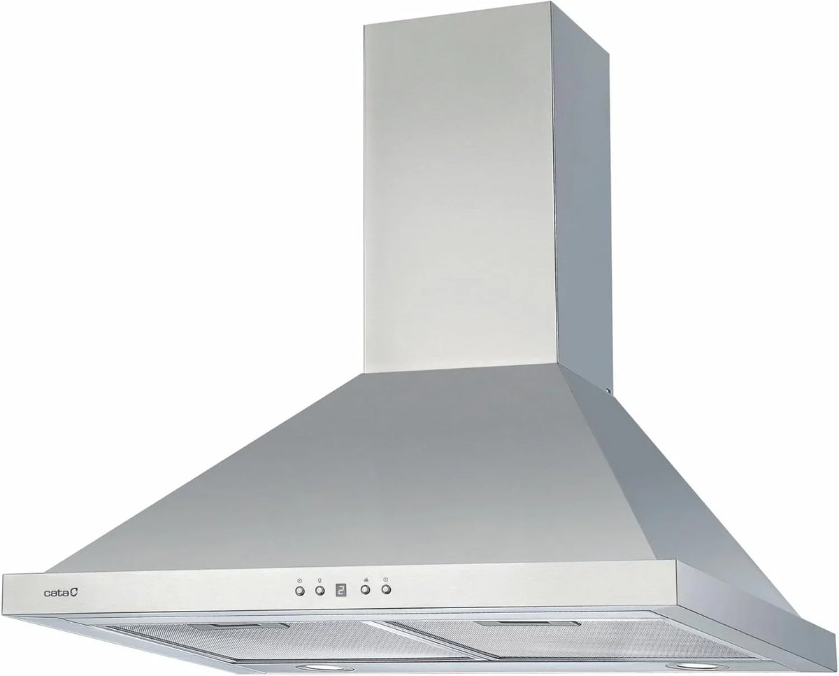 2026 CATA Campana Extractora BETA PRO 7000 X Control Electrónico Temporizador 3 Niveles Extracción 1027 m3/h Nivel Sonoro 64 dB Motor A100 Consumo 380 W Iluminación Led Color Inox
