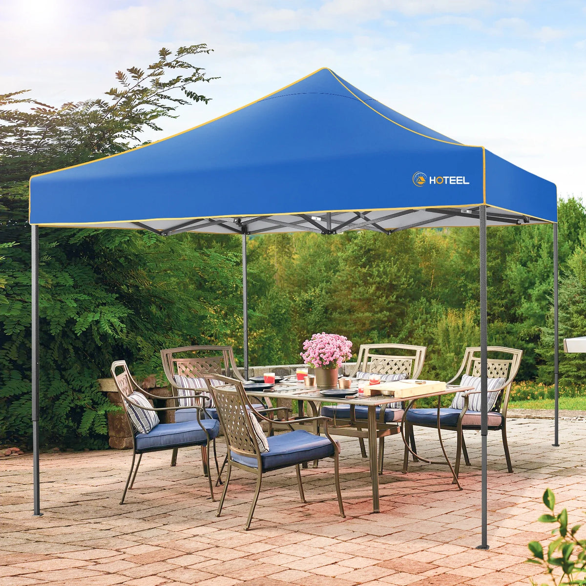 2026 SANOPY 10'x10' Pop up Canopy Tent Anti-UV Waterproof Outdoor Gazebo Instant Party Wedding Backyard Canopy Tent Shade Shelter for Backyard, Patio, Parties,Khaki