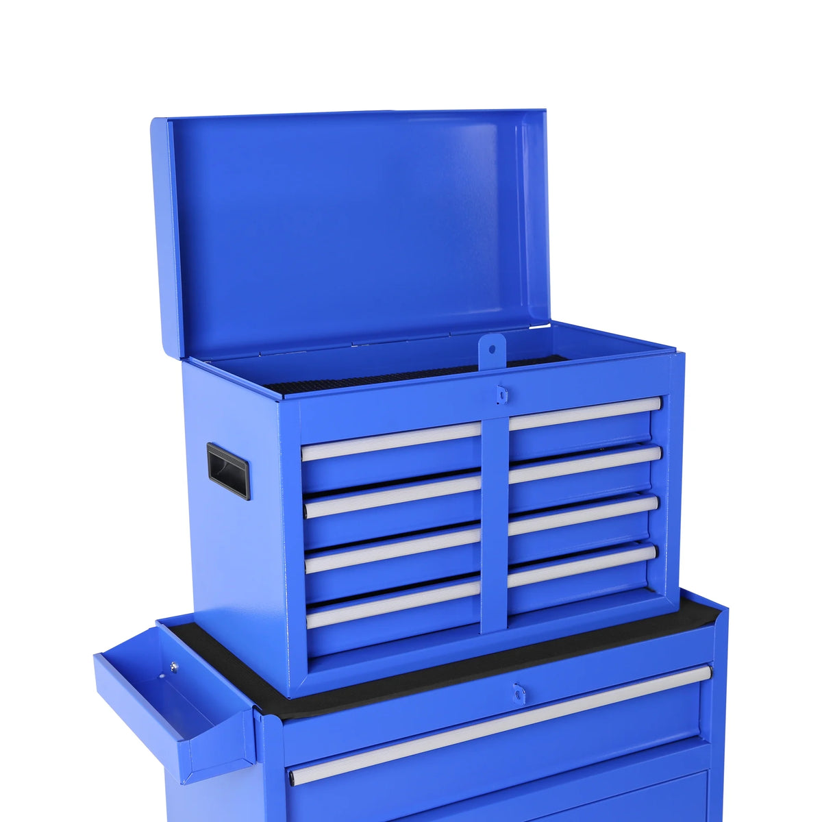 2026 DUOSONG 5-Drawer Rolling Tool Chest, High Capacity Tool Storage Cabinet W/Lockable Wheels, Adjustable Shelf & Anti-Slip Liner, Detachable Tool Box Organizer, Rolling Tool Cabinet Blue Steel Tools &