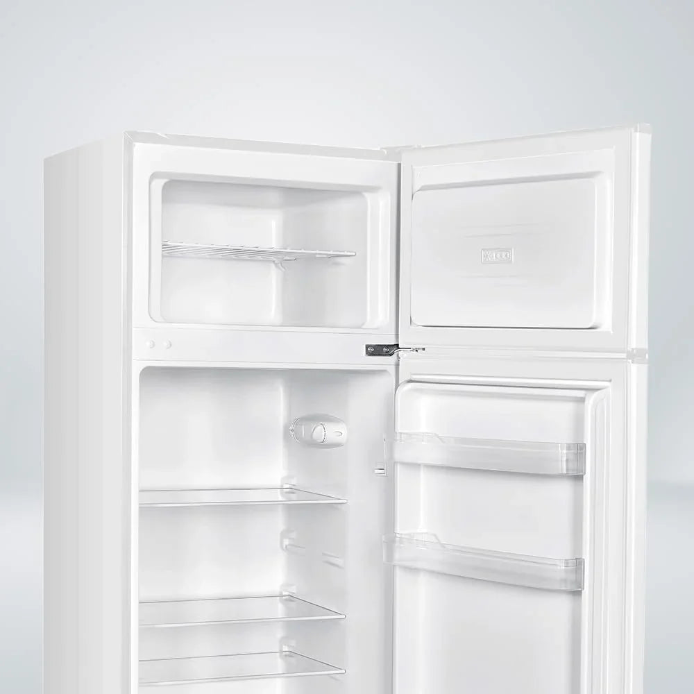 2026 NILSON Frigorífico 2 Puertas Blanco NF145500E. Capacidad 206 Litros, Puerta Reversible, Bajo Nivel Sonoro, Eficiencia Energética Clase E