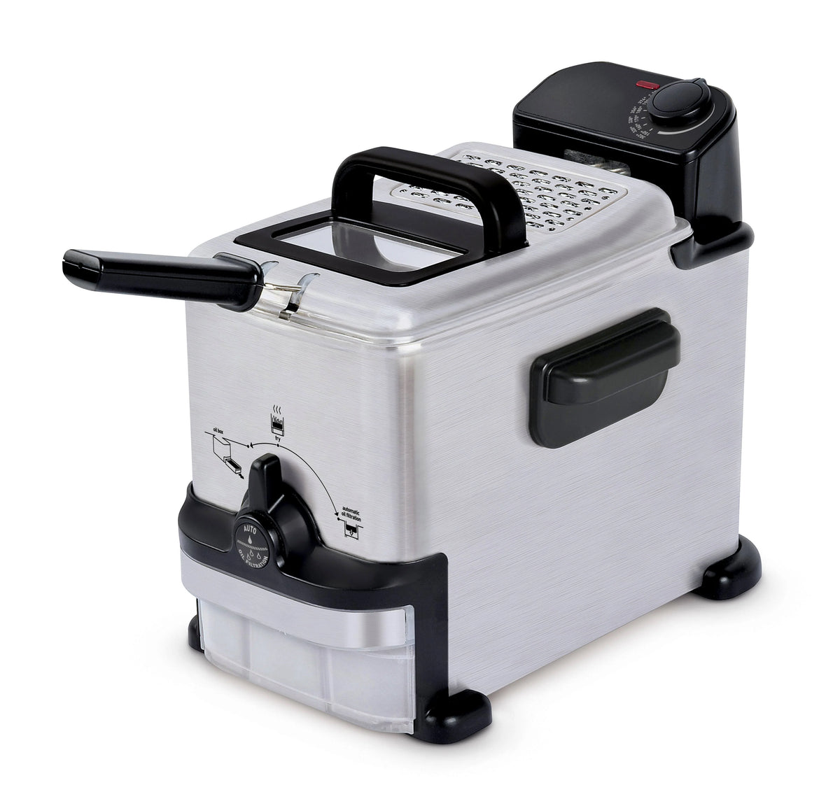 2026 Stainless Steel 1.8 Liter Clean Deep Fryer