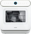 Lavavajillas de sobremesa COMFEE, mini lavavajillas de escritorio con 6 programas: lavado a vapor, lavado para bebés y lavado de frutas. No requiere instalación de fontanería. Incluye inicio diferido y almacenamiento de 72 horas. Color blanco. 2026