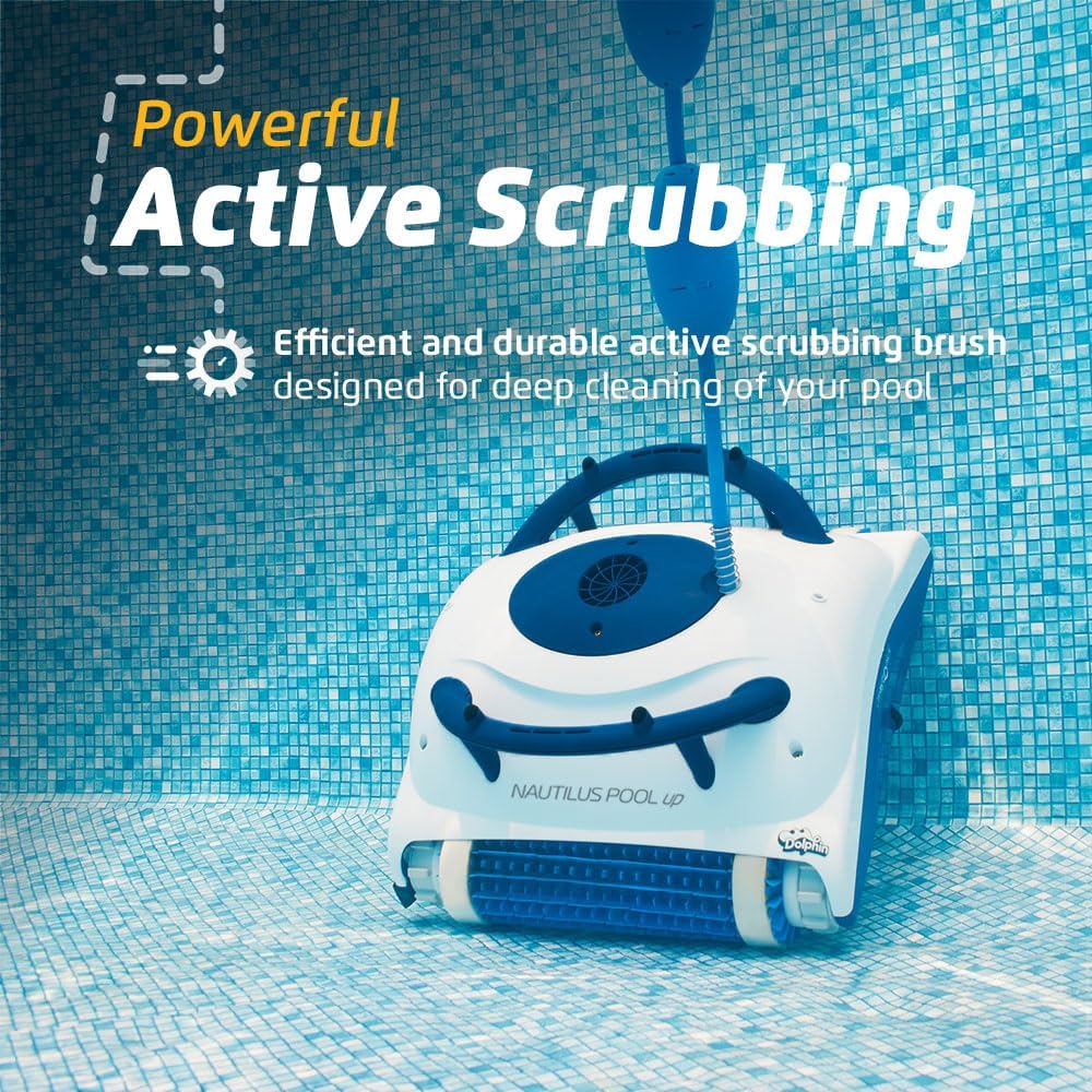 2026 Wi-fi Automatic Robotic Pool Vacuum Cleaner, Always Cleaning, Never Charging, with Wall Climbing Scrubber Brush, Ideal for In-ground Pools…