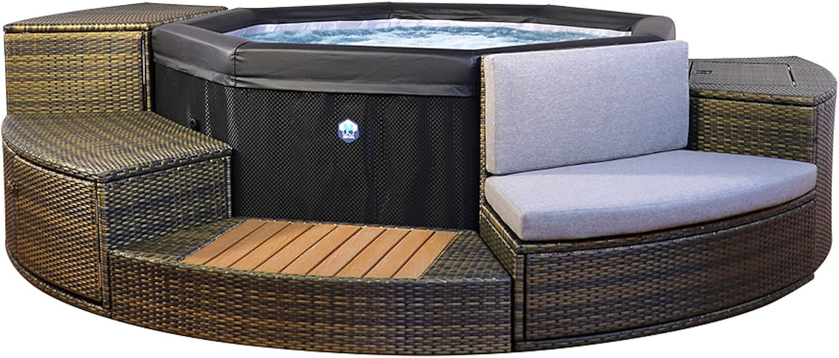 NETSPA SP-OCT165/MOB2 NetSpa Octopus - Semi Rígido Muebles - 4 a 6 plazas 2026