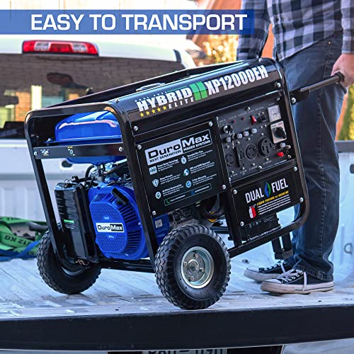 2026 XP12000EH Dual Fuel Generator – 12,000W Gas/Propane, 457cc 4-Stroke Engine, EPA/CARB Compliant