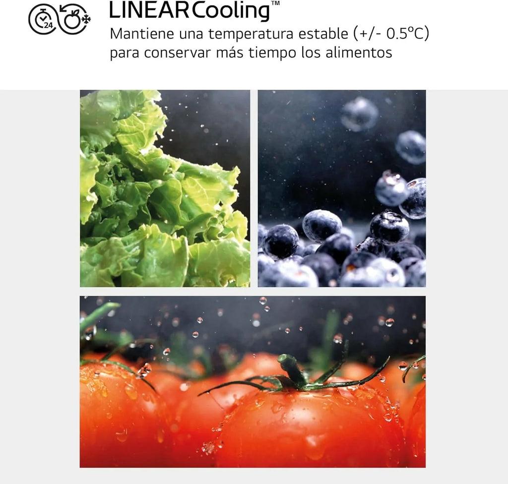 2026 GSLC40PYPE – Frigorífico Side by Side, Serie 400, Clasificación E, 641 L, Inox Anihuellas