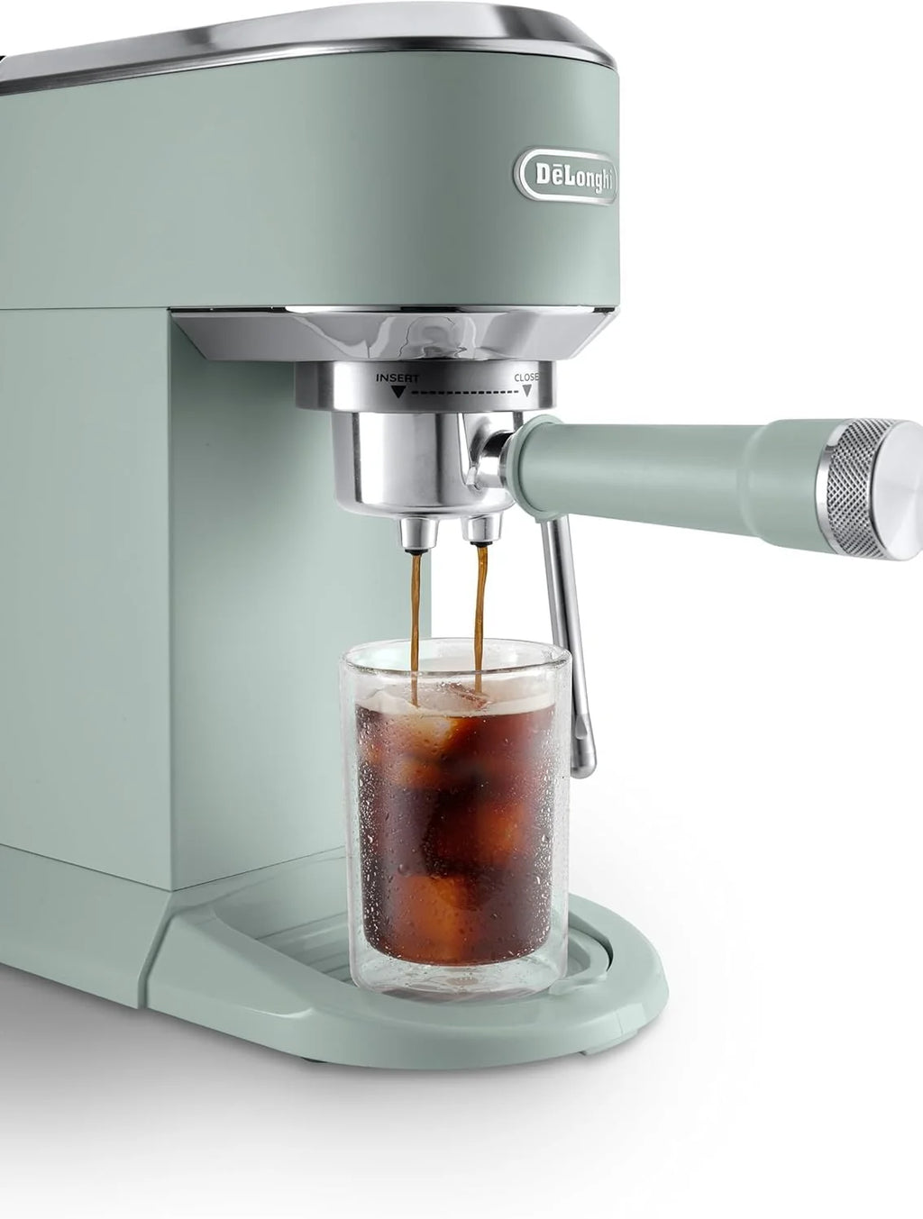 De'Longhi Dedica – Cafetera de Bomba de Acero Inoxidable para Café Molido o Monodosis, Espresso y Capuchino, Depósito de 1.3 Litros, Sistema Antigoteo, Modelo EC685.M, Color Metal 2026