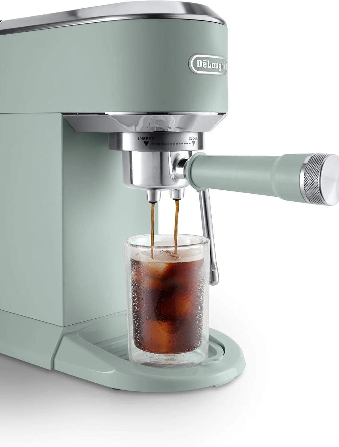 De'Longhi Dedica – Cafetera de Bomba de Acero Inoxidable para Café Molido o Monodosis, Espresso y Capuchino, Depósito de 1.3 Litros, Sistema Antigoteo, Modelo EC685.M, Color Metal 2026