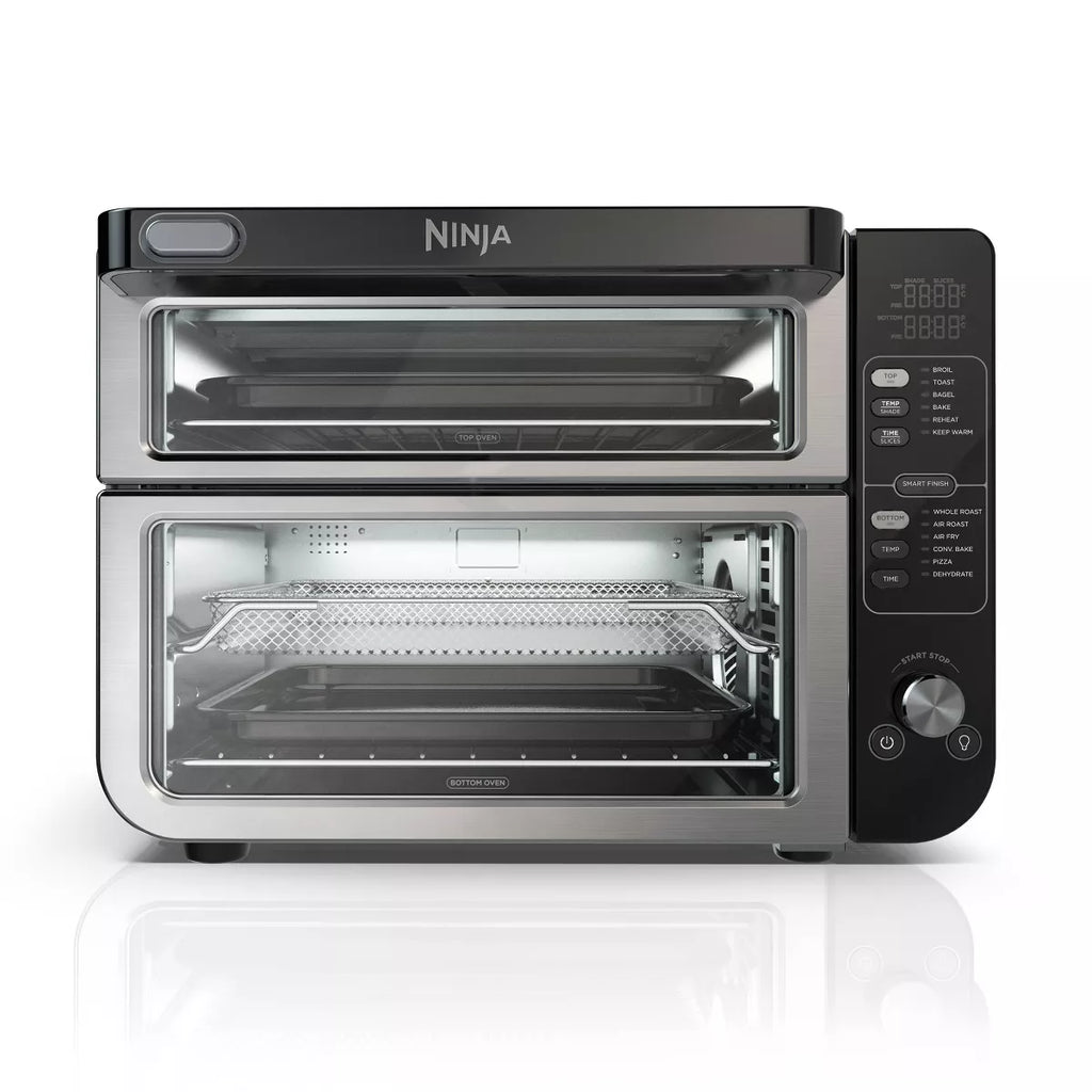 2026 12-in-1 Double Oven with FlexDoor, FlavorSeal Smart Finish, Rapid Top Oven, Convection and Air Fry Bottom Oven DCT401