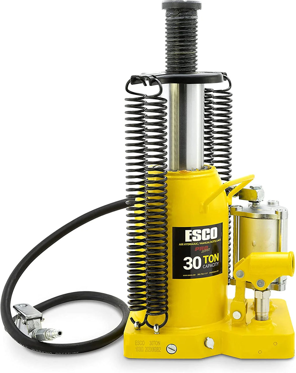 2026 30 Ton Pro Series Air Hydraulic Bottle Jack - Heavy Duty Lifting for Automotive and Industrial Use