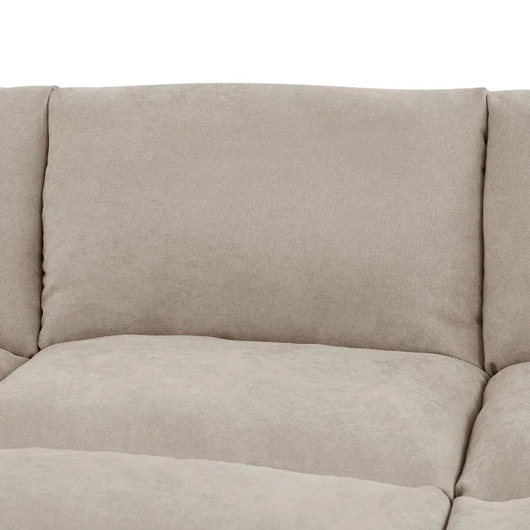 2026 134" Wide Reversible Modular Sectional with Ottoman