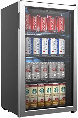 2026 Beverage Refrigerator and Cooler - 120 Can Mini Fridge