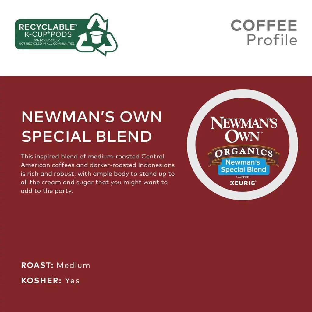 2026 Newman's Own Organics Coffee K-Cup Pods, Special Blend (100 ct.)