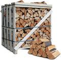 Leña de haya JSM 2026 – Longitud del tronco 25 cm / 33 cm – 1,6 SRM / 1RM – 1 palé – para chimenea, estufa, parrilla, ahumador (longitud del tronco 25 cm)
