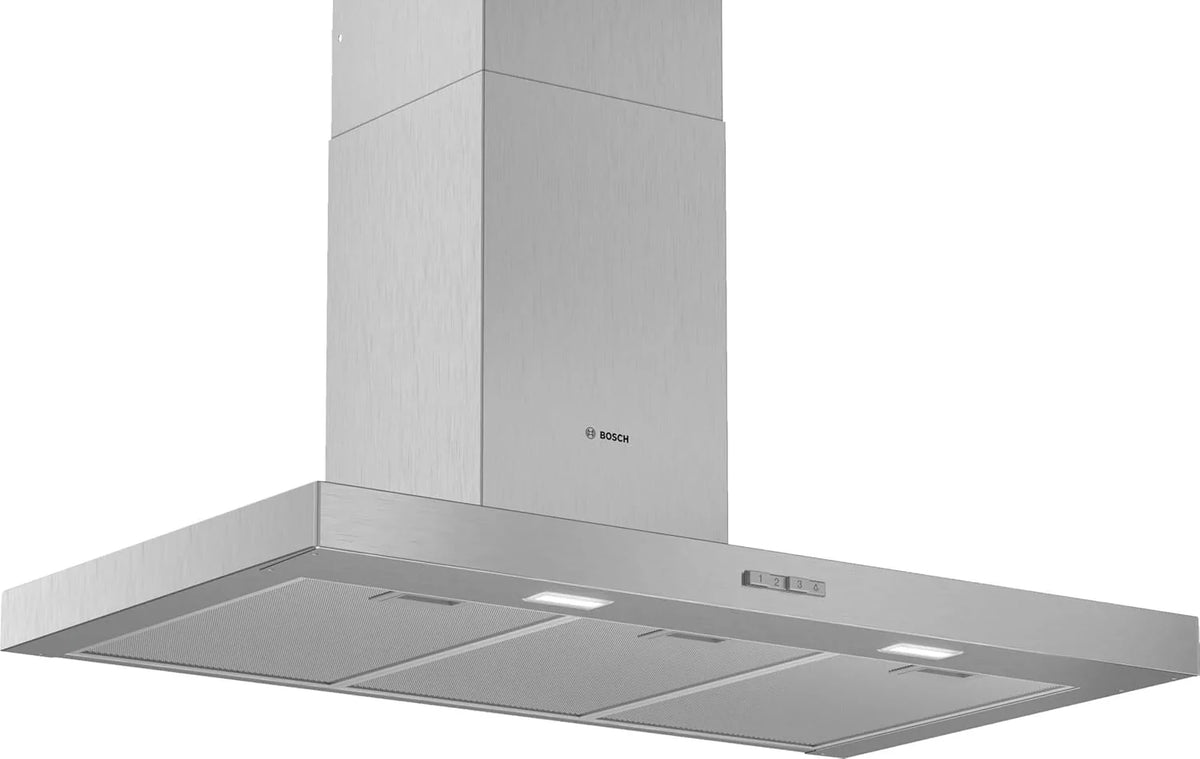 2026 Bosch – Campana Extractora Decorativa de Pared, 90 cm, Serie 2, Control Mecánico, Iluminación LED, Acero Inoxidable, DWB96BC50