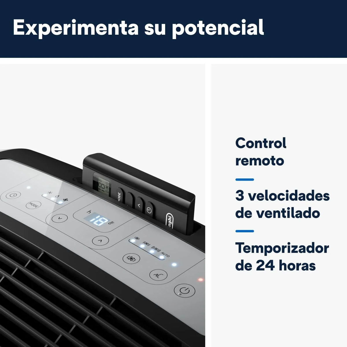2026 Pinguino PAC EM90K SILENT Aire Acondicionado Portátil 9.800 BTU/h, 2.5 kW, hasta 85m³, Función Deshumidificador y Ventilación