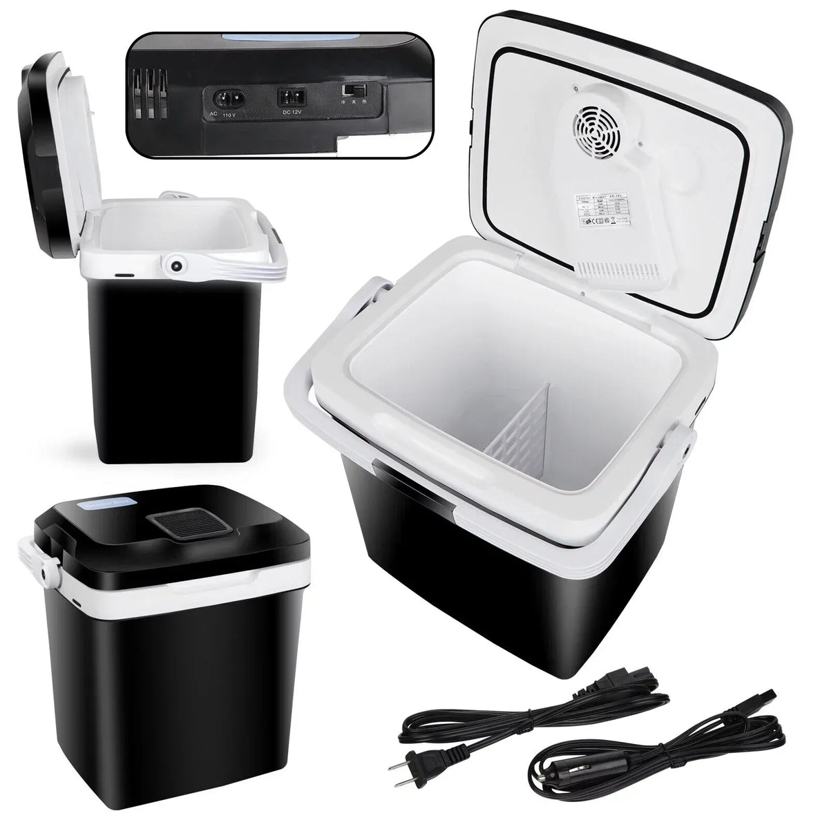 2026 Newest Portable Iceless Thermoelectric Cooler Warmer Low Noise Car Electric Refrigerator Mini Fridge for Car Travel Trip Caming