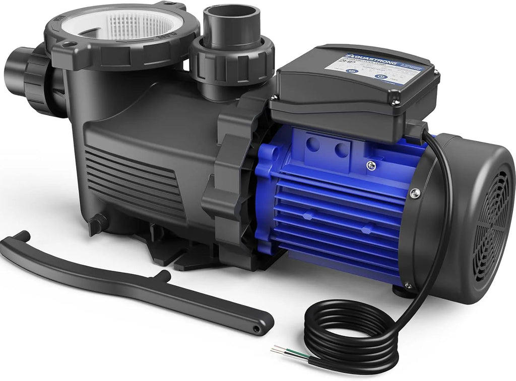 2026 Aquastrong in Above Ground Pool Pump High Flow with Timer 2HP 8917 Gph 220V