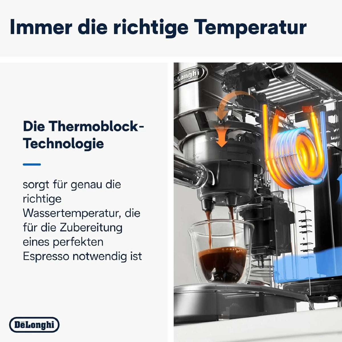 Cafetera espresso De'Longhi Dedica Style EC 685.M de 2026 con portafiltro, espumador de leche profesional, solo 15 cm de ancho, para café molido o cápsulas ESE, depósito de agua de 1 l, color plata.
