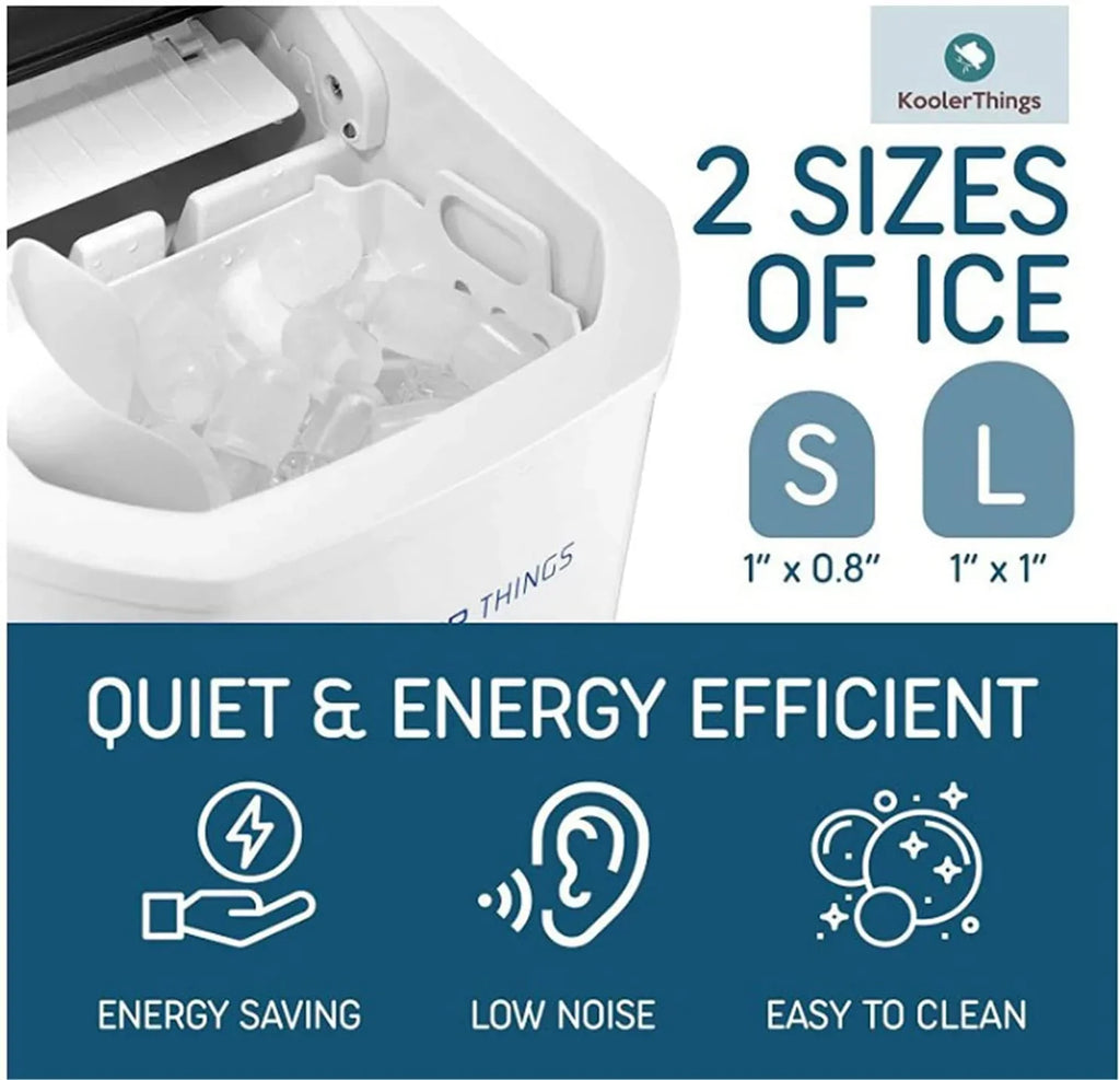 2026 Ice Maker Ice Cube Maker, Ice Making Countdown LED
