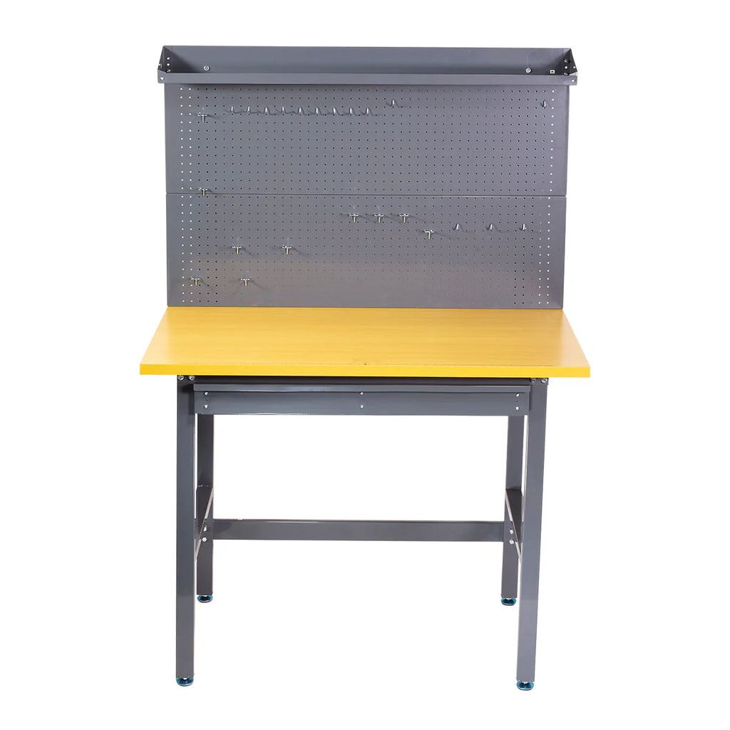 2026 Work Bench Tool Storage Tool Workshop Table w/ Drawer and Peg