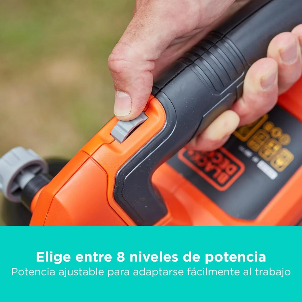 2026 BLACK+DECKER Sopladora, aspiradora y trituradora de Hojas sin Cable de 36v, con Bolsa de recolección de 45L y batería de Litio de 2.5Ah, BCBLV3625L1 – QW