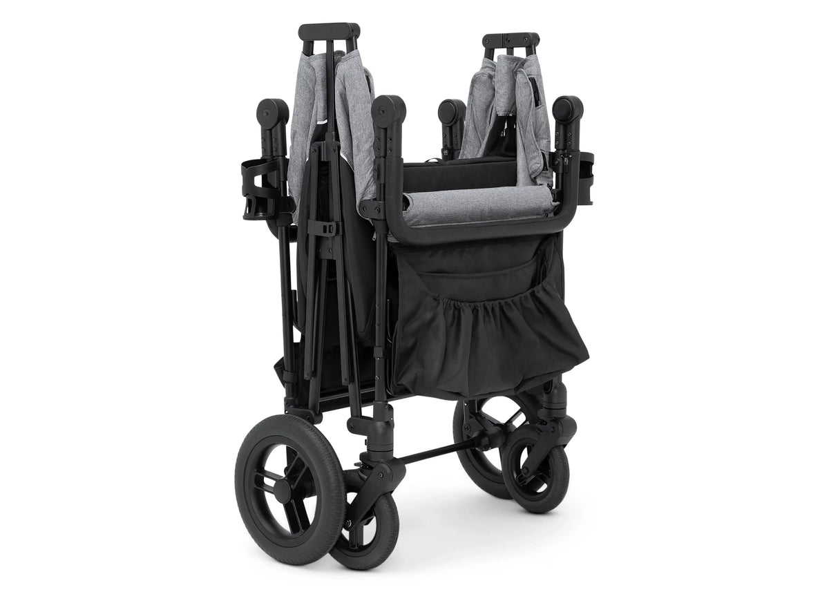Carrito-Paseador Jeep Wrangler Deluxe para 4 Niños – Capota Desmontable, Bolsa Térmica, Asientos Modulares, Almacenamiento XXL, Ruedas Antipinchazos, Manillares Ajustables 2026