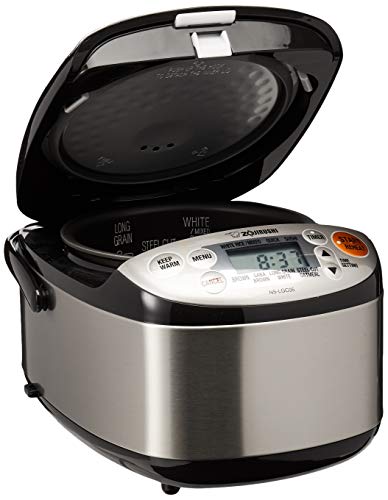 2026 Zojirushi Rice Cooker & Warmer, 3-Cups, Stainless Black