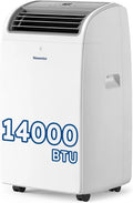 Aire acondicionado móvil Newentor 2026 de 14000 BTU, aire acondicionado portátil con manguera de escape para habitaciones de hasta 50 m², refrigeración/deshumidificación/ventilación con control remoto.
