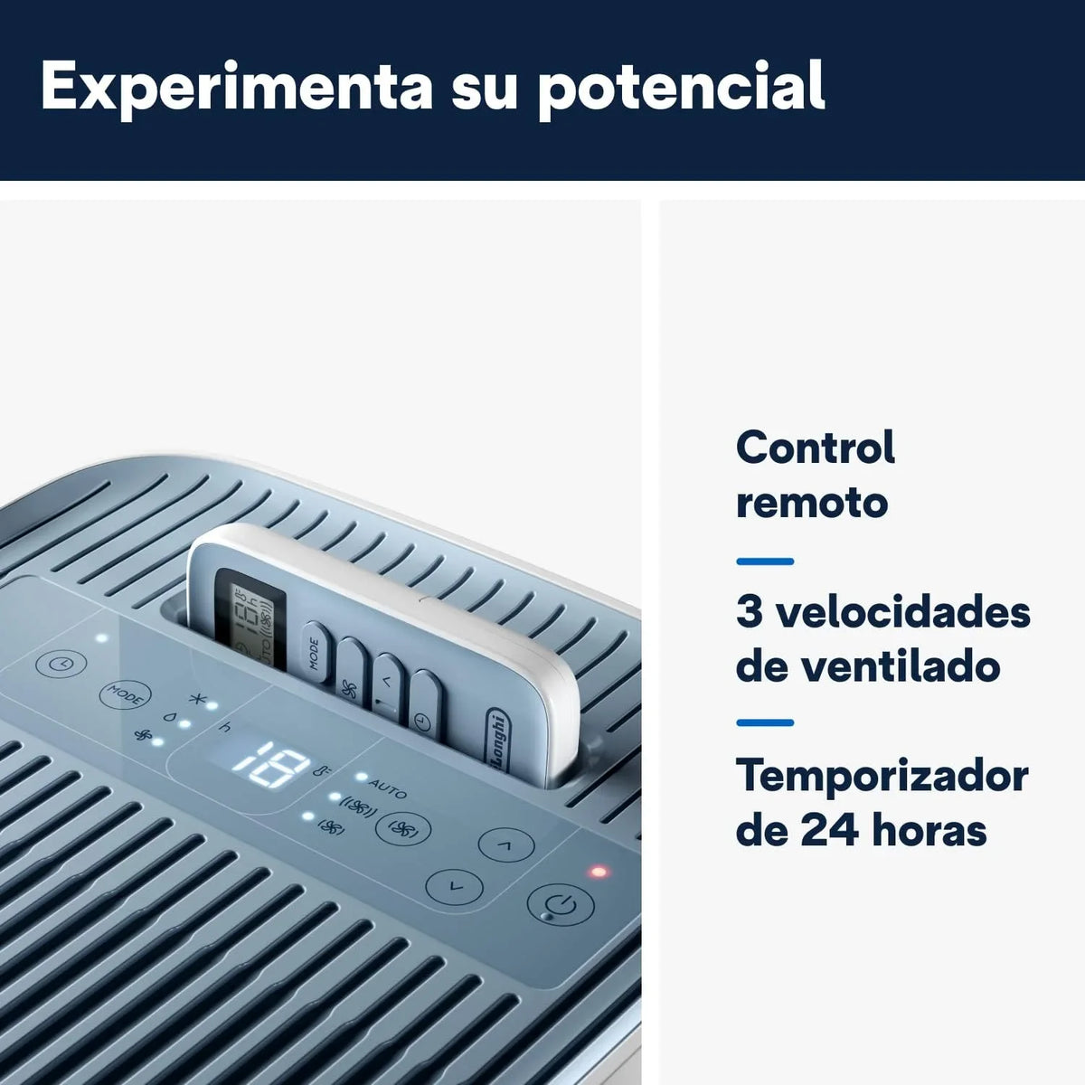 2026 Pinguino Compact PAC ES72 YOUNG Aire Acondicionado Portátil 8.300 BTU/h, 2,1 kW, hasta 60m³, Función Deshumidificador y Ventilación, Temporizador 24 Horas