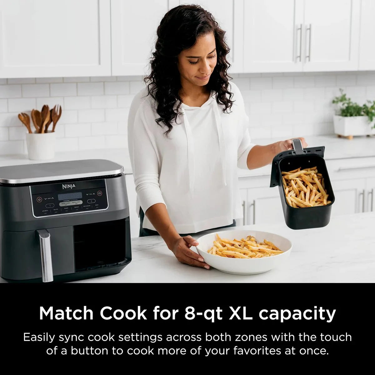 2026 Ninja Foodi 8 qt. Original Dualzone, 2-Basket Air Fryer with 6 Functions