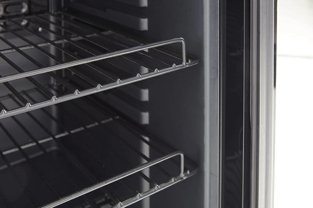 2026 Swan 80L Glass Fronted Under Counter Fridge, Wine Beer and Beverage Cooler