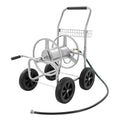 2026 VEVOR Hose Reel Cart, Hold Up to 250 ft of 5/8���� Hose, Garden Water Hose Carts Mobile Tools with 4 Wheels, Heavy Duty Powder-coated Steel Outdoor Planting with Storage Basket, for Garden, Yard, Lawn