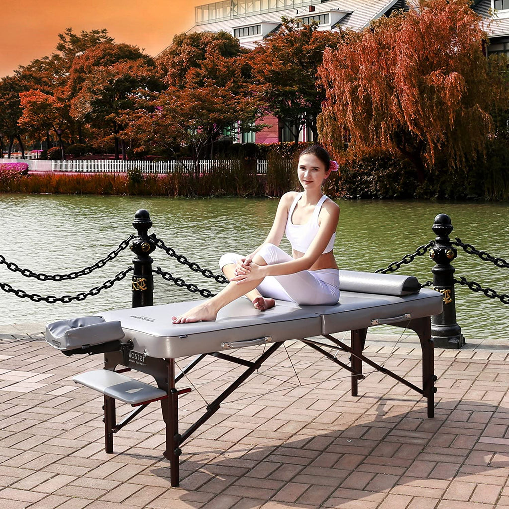 2026 30′′ Massage Table Package with 3′′ Memory Foam,dove Grey