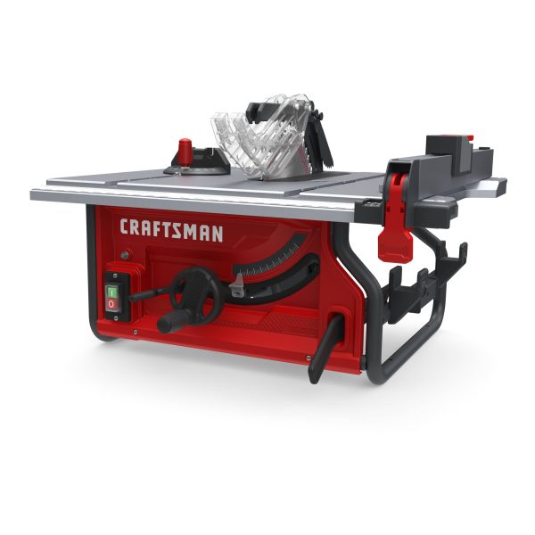 2026 15 Amp Portable Jobsite Table Saw with 10-Inch Carbide-Tipped Blade and Folding Stand