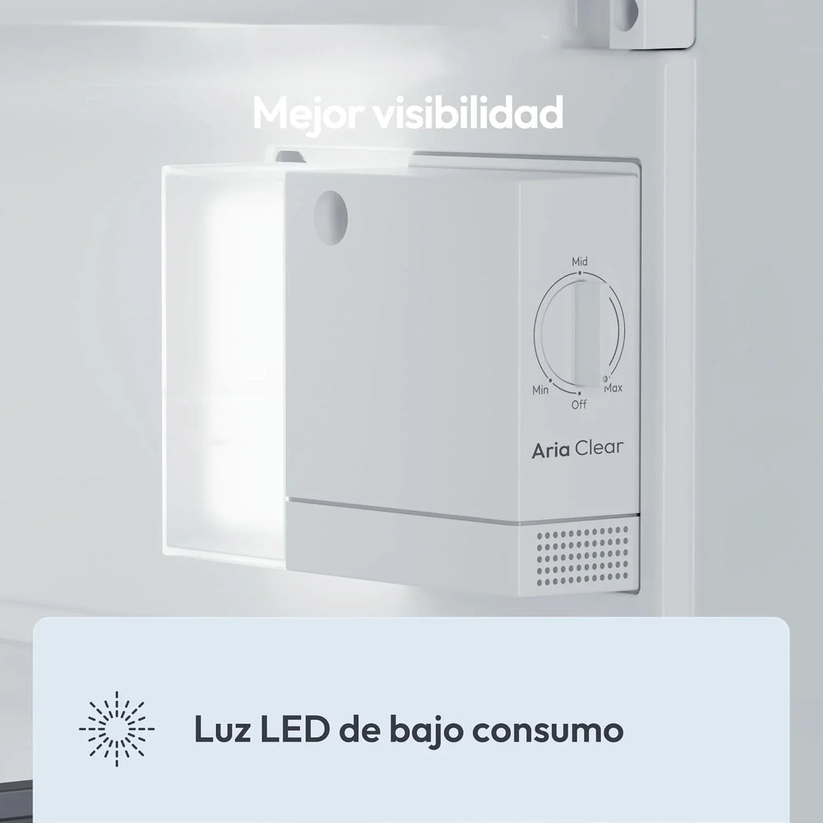 2026 Candy CNOQ2S58EX, Frigorífico Mini con Congelador, Ancho x Alto 54,5 x 85cm, 129L, 2 Estantes, 3 Balconeras, 1 Cajón, Control Mecánico de la temperatura, Iluminación LED, Altura Ajustable, 37DB, Inox