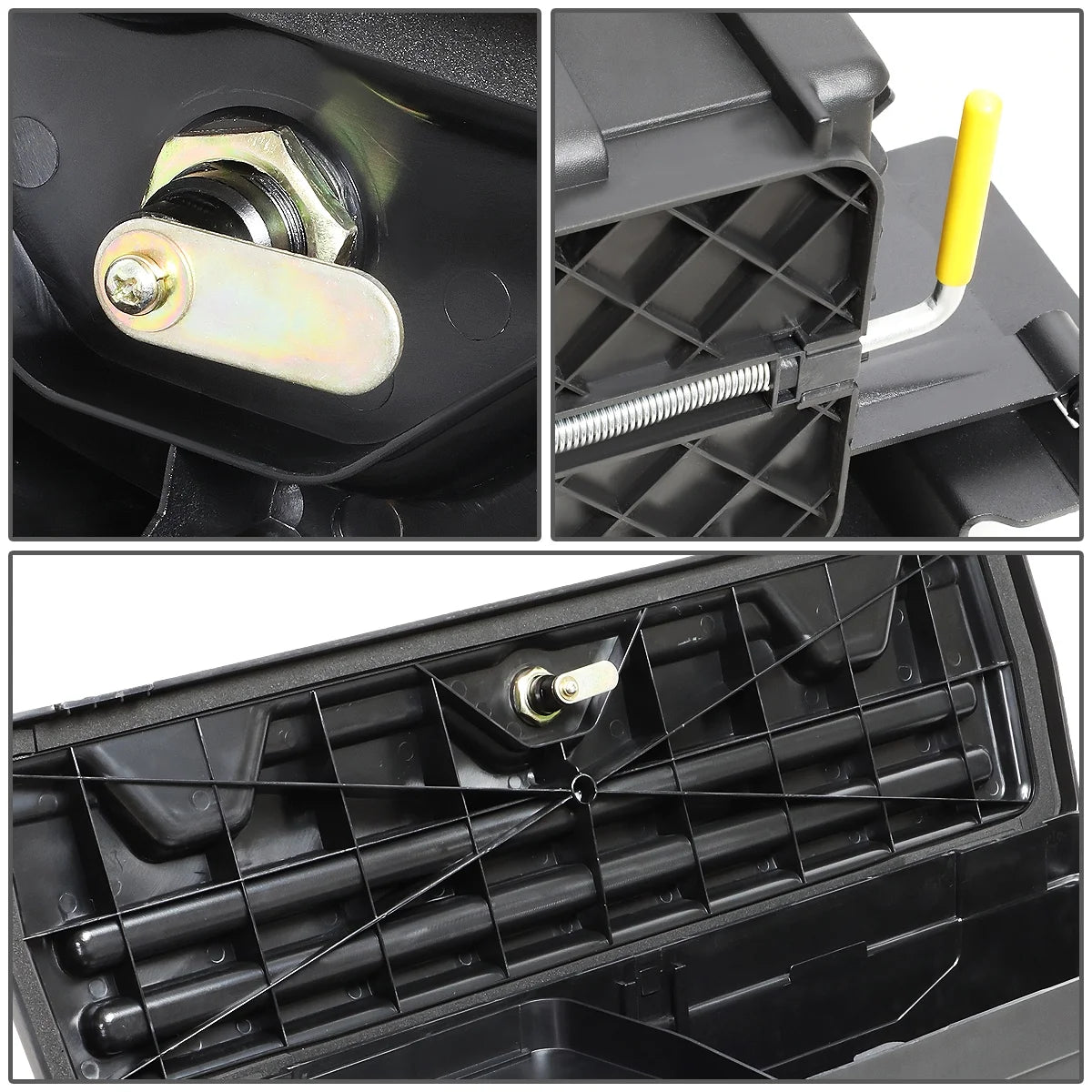 2026 DNA Motoring ZTL-Y-0124 For 2007 to 2019 Chevrolet Silverado GMC Sierra Right Side Truck Bed Wheel Well Storage Case Tool Box 08 09 10 11 12 13 14 15